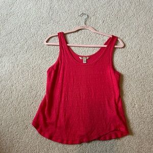 Banana Republic Pink/Red Tank Top / Size: Medium / Fits like a Small